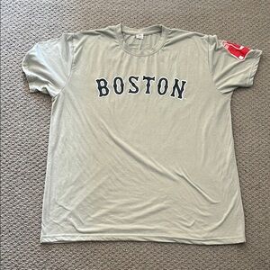 Boston Gray Short Sleeve Tee, 617 Strong, XL